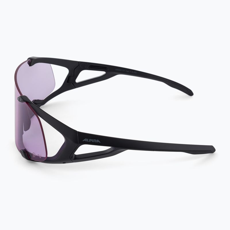 Napszemüveg Alpina Hawkeye Q-Lite V black matt/purple 4