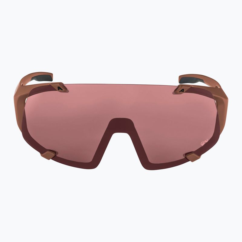Napszemüveg Alpina Hawkeye Q-Lite brick matt/black red mirror 2