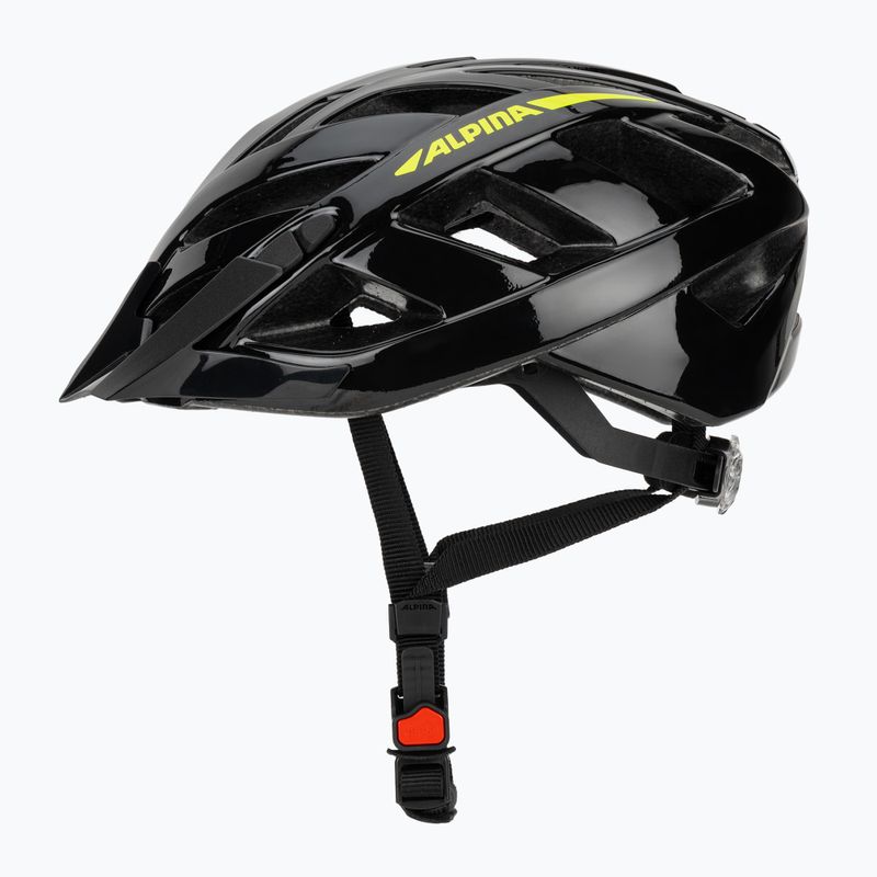 Kerékpáros sisak Alpina Panoma 2.0 black/neon yellow gloss 3