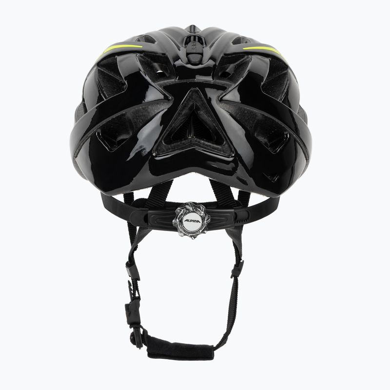 Kerékpáros sisak Alpina Panoma 2.0 black/neon yellow gloss 4