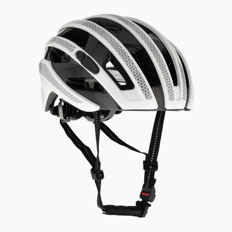 Kerékpáros sisak Alpina Ravel Reflective white gloss