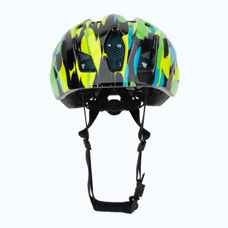 Alpina Pico gyermek kerékpáros sisak neonzöld/ kék fényes 2