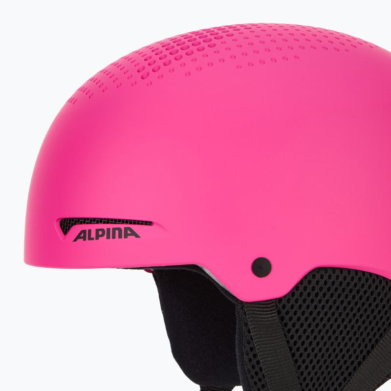 Gyerek sísisak Alpina Zupo pink matt 7