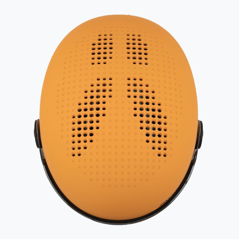 Gyerek sísisak Alpina Zupo Visor Q-Lite burned/ yellow matt 6