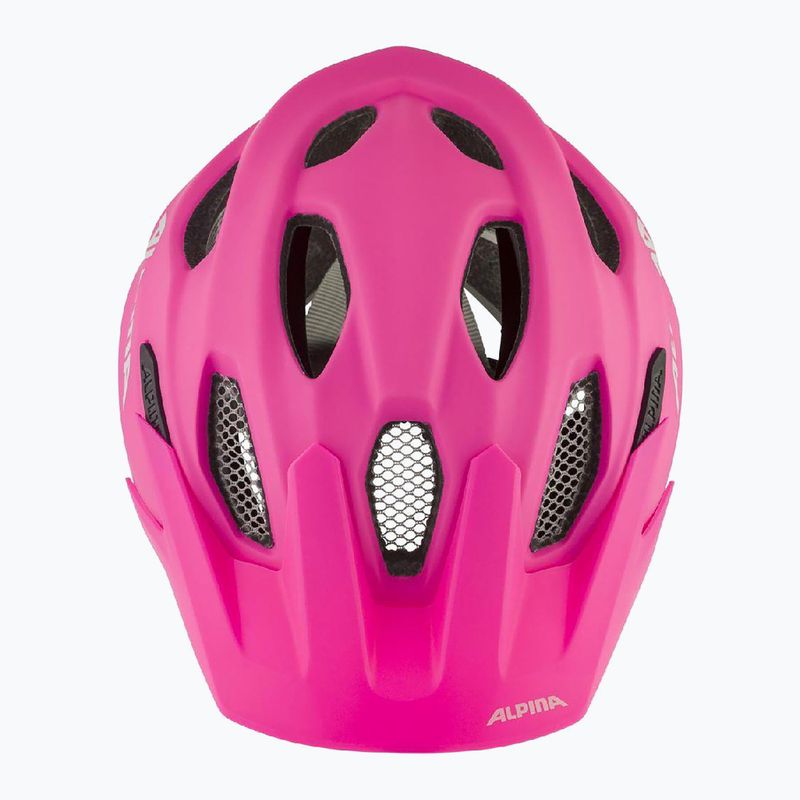 Gyermek kerékpáros sisak Alpina Carapax shocking pink matte 3
