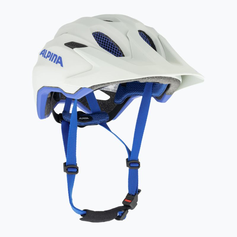 Gyermek kerékpáros sisak Alpina Carapax smoke grey/blue matt