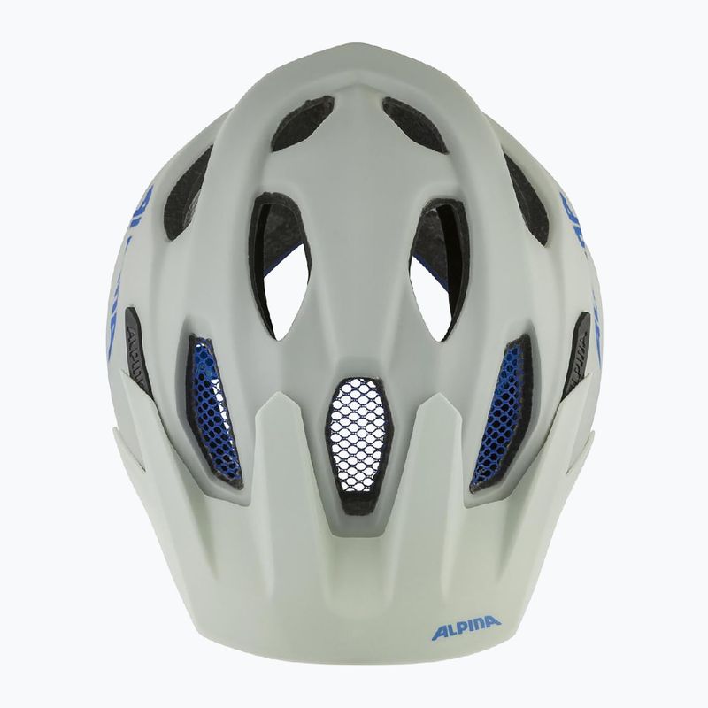 Gyermek kerékpáros sisak Alpina Carapax smoke grey/blue matt 7