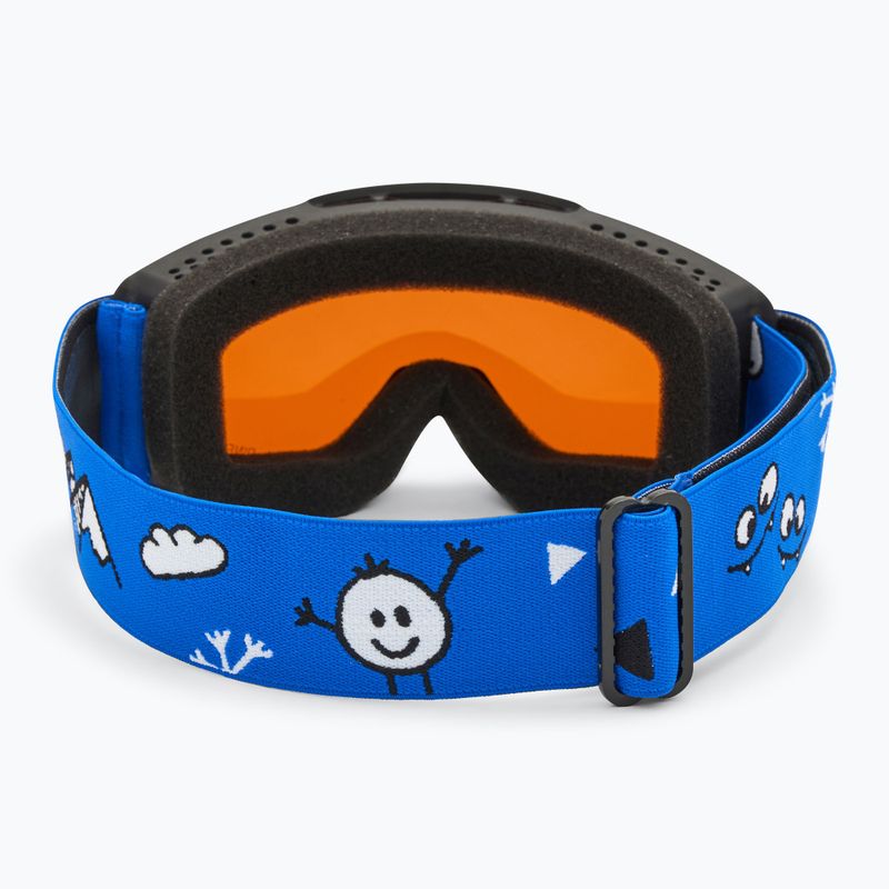 Gyerek síszemüveg Alpina Piney black/ blue matt/ orange 3