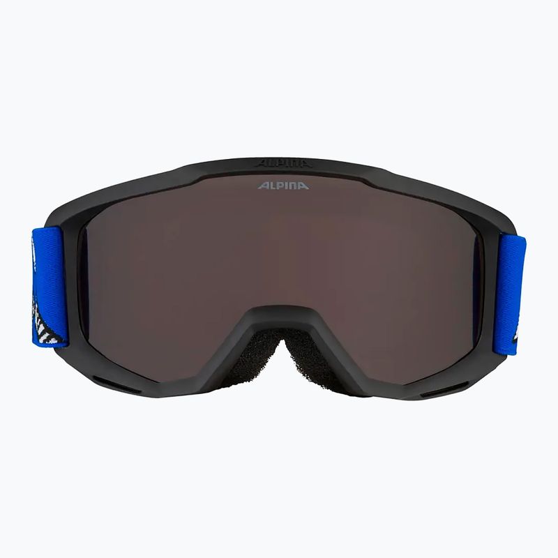Gyerek síszemüveg Alpina Piney black/ blue matt/ orange 6