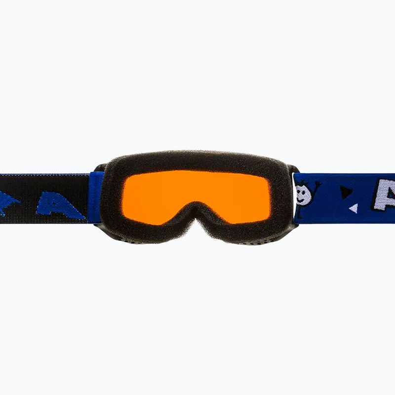 Gyerek síszemüveg Alpina Piney black/ blue matt/ orange 7
