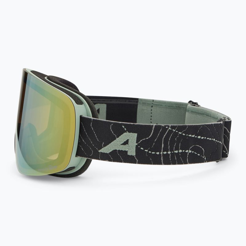 Síszemüveg Alpina Penken Q-Lite willow/ green matt/ gold 4