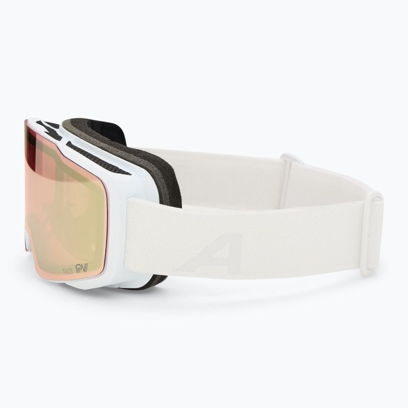 Síszemüveg Alpina Taos QV white matt/ gold 4