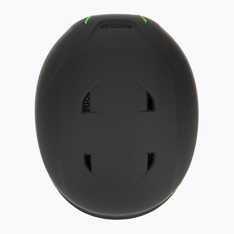 Gyerek sísisak Alpina Brix black/ neon matt 6