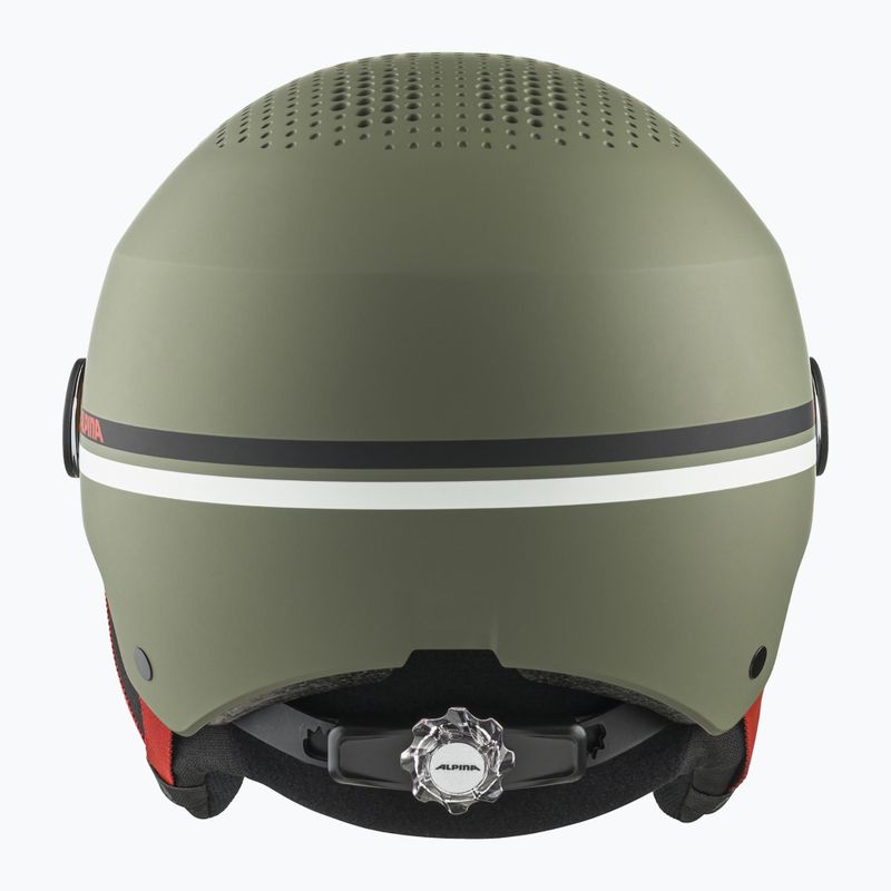 Gyerek sísisak Alpina Zupo Visor Q-Lite olive/ red matt 4