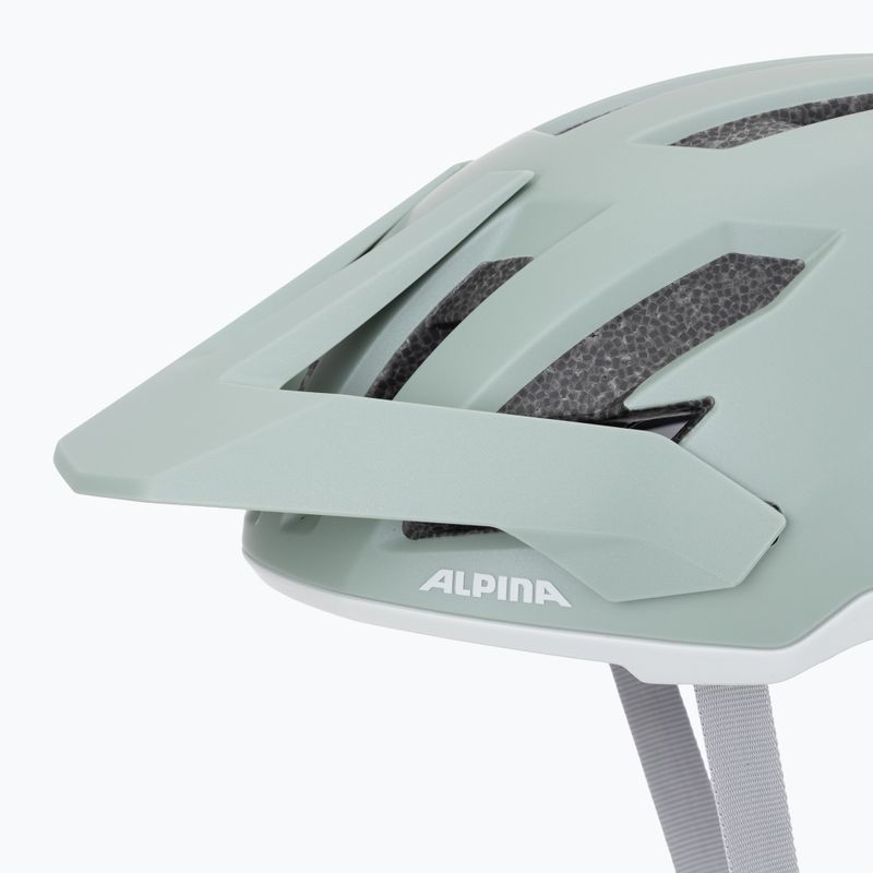 Kerékpáros sisak Alpina Taunus MIPS fűzöld matt 7