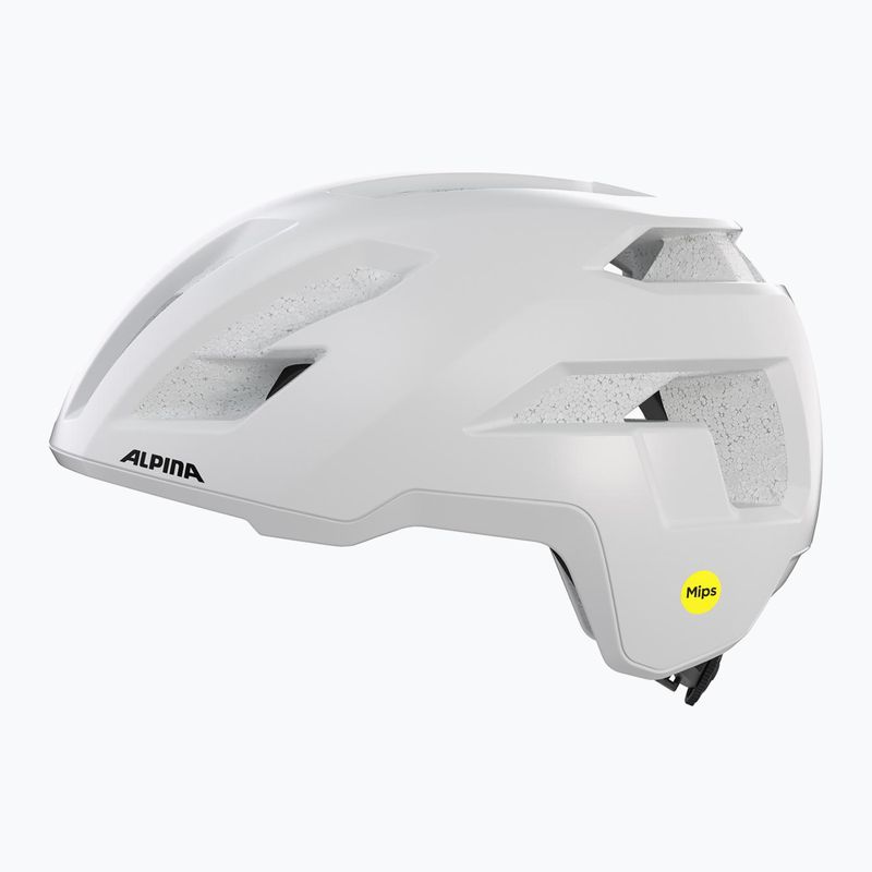 Kerékpáros sisak Alpina Taunus Gravel MIPS fehér matt 4