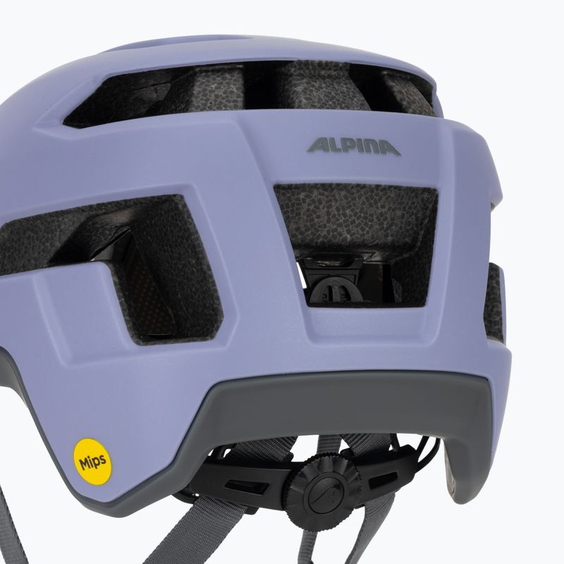 Kerékpáros sisak Alpina Taunus Gravel MIPS lila matt 8
