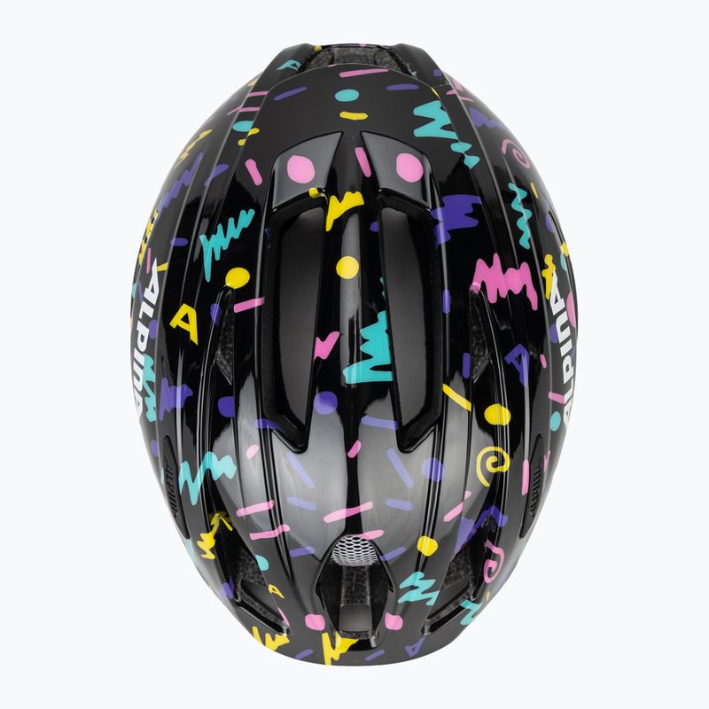 Gyerek kerékpáros sisak Alpina Pico black/confetti gloss 6