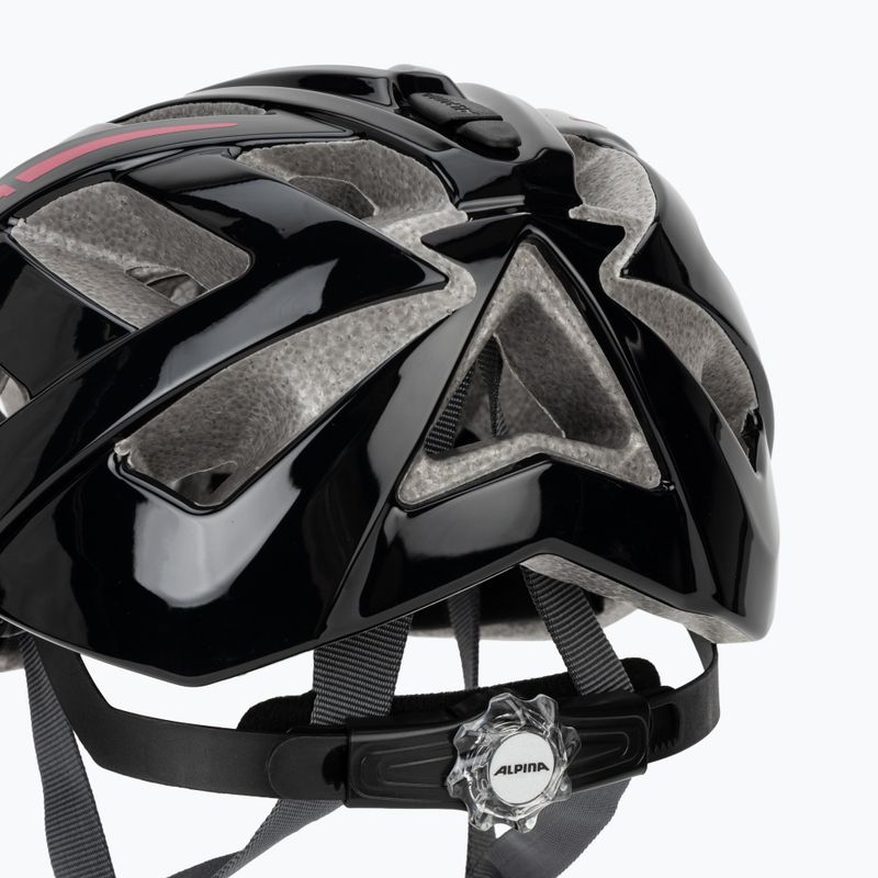 Kerékpáros sisak Alpina Panoma 3.0 black/pink gloss 7