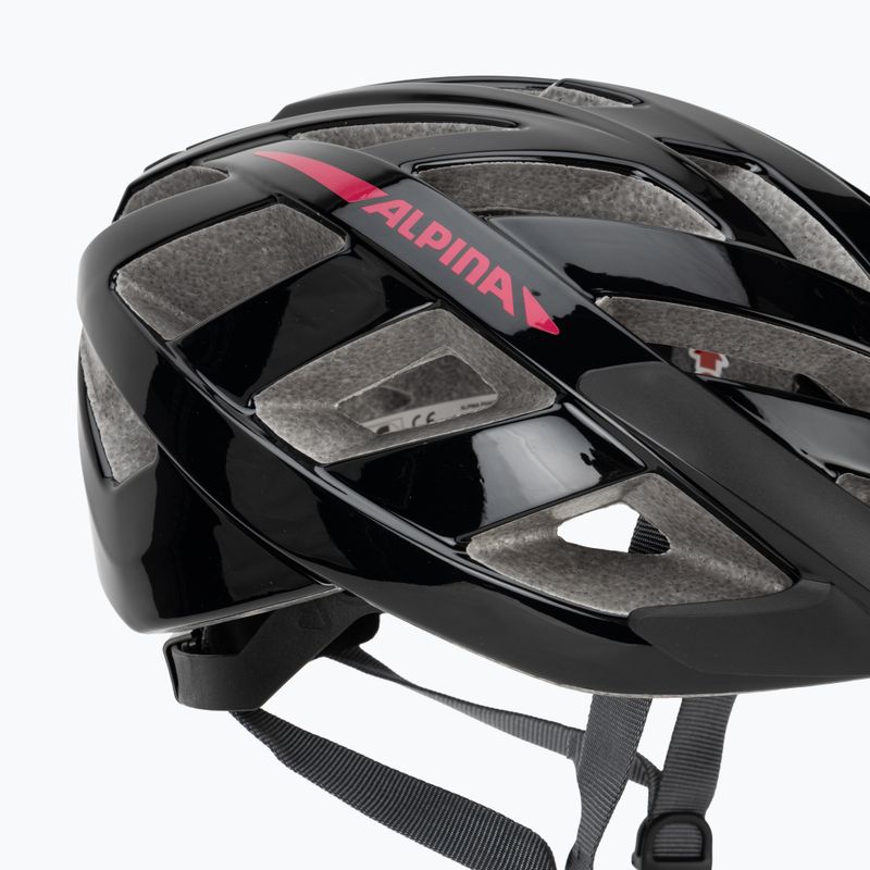 Kerékpáros sisak Alpina Panoma 3.0 black/pink gloss 8