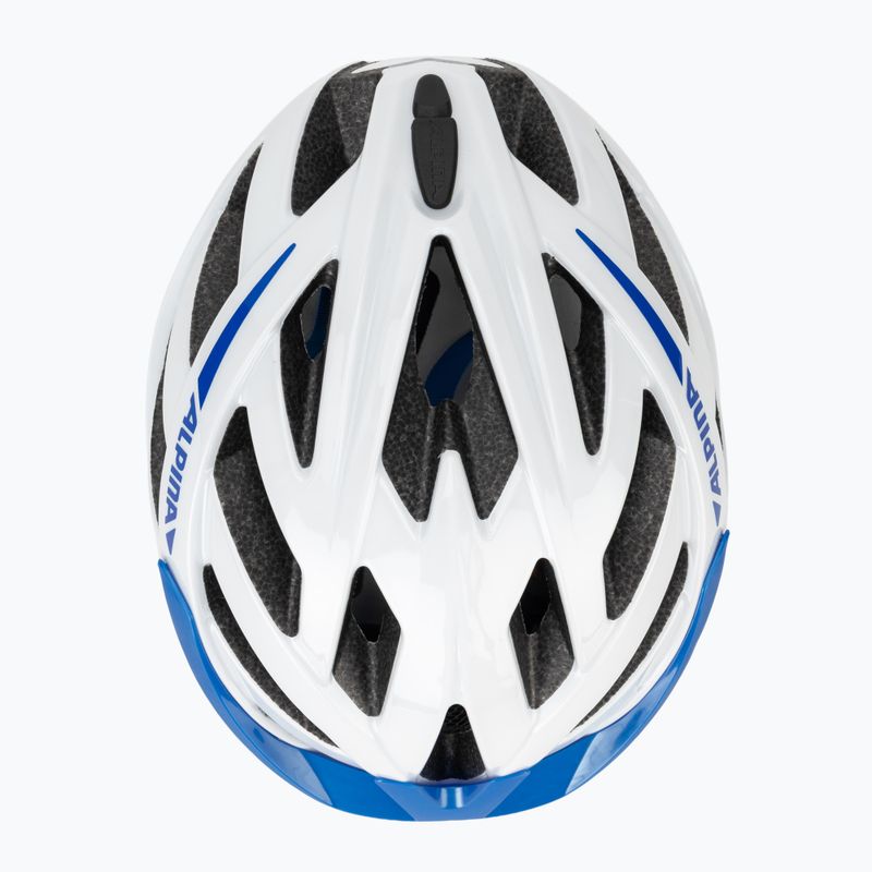 Kerékpáros sisak Alpina Panoma 3.0 white/blue gloss 6