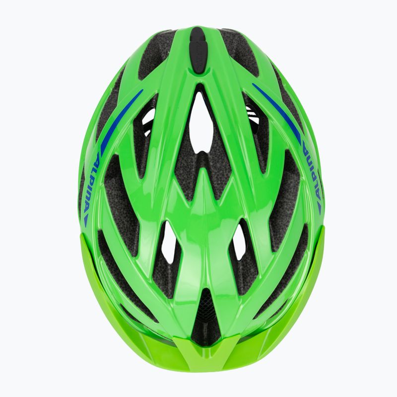 Kerékpáros sisak Alpina Panoma 3.0 green/blue gloss 6