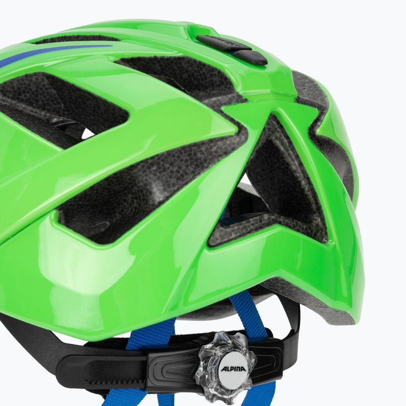 Kerékpáros sisak Alpina Panoma 3.0 green/blue gloss 8