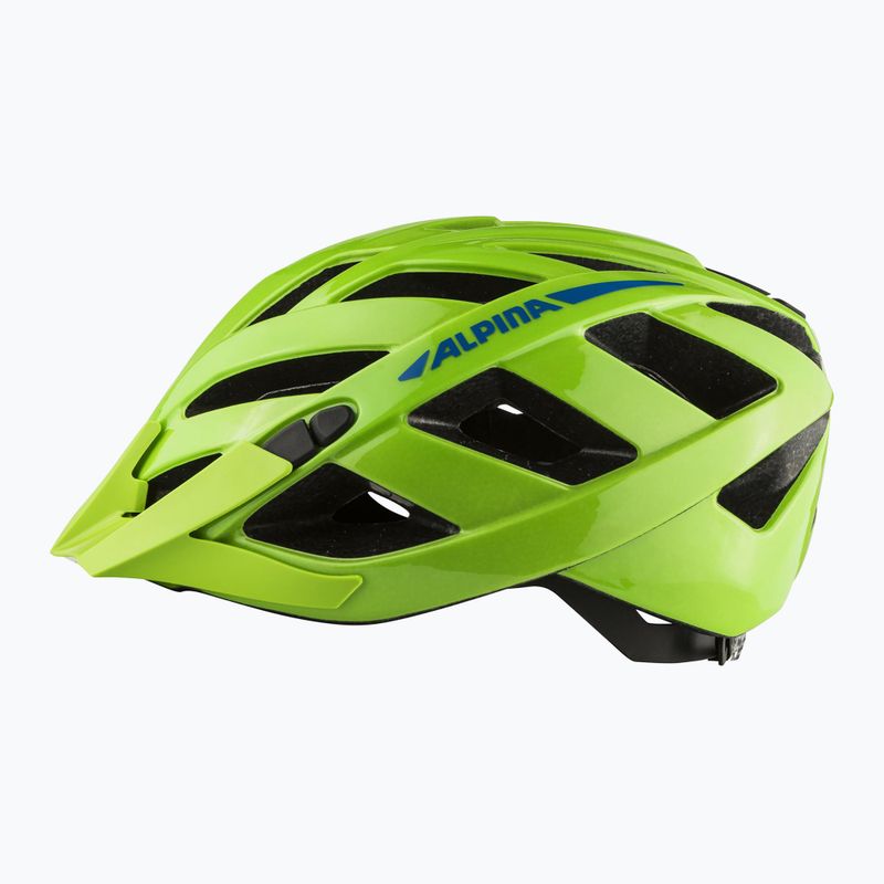 Kerékpáros sisak Alpina Panoma 3.0 green/blue gloss 2