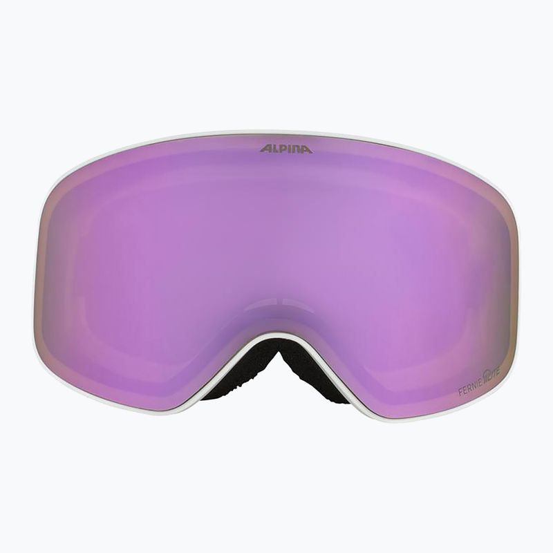 Gyerek sí szemüveg Alpina Fernie Q-Lite white/rose matt 2