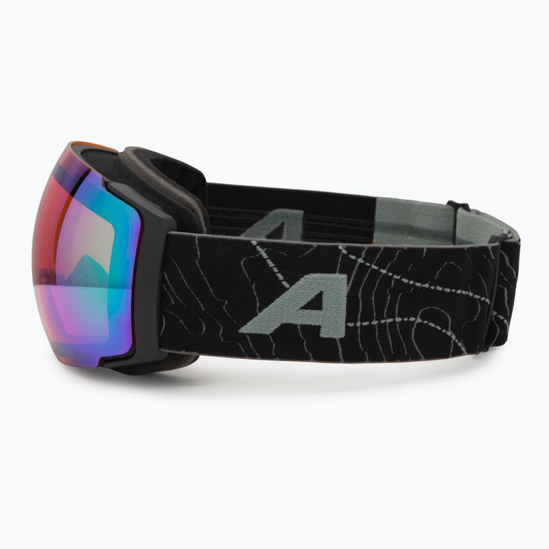 Síszemüveg Alpina Falera Mag Q-Lite black/green matt/green/pink 5