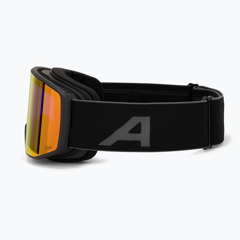 Síszemüveg Alpina Venet Q-Lite black matt/red 4