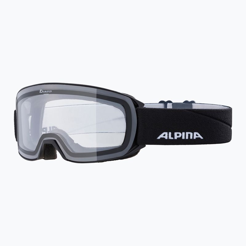 Síszemüveg Alpina Nakiska matte black/clear