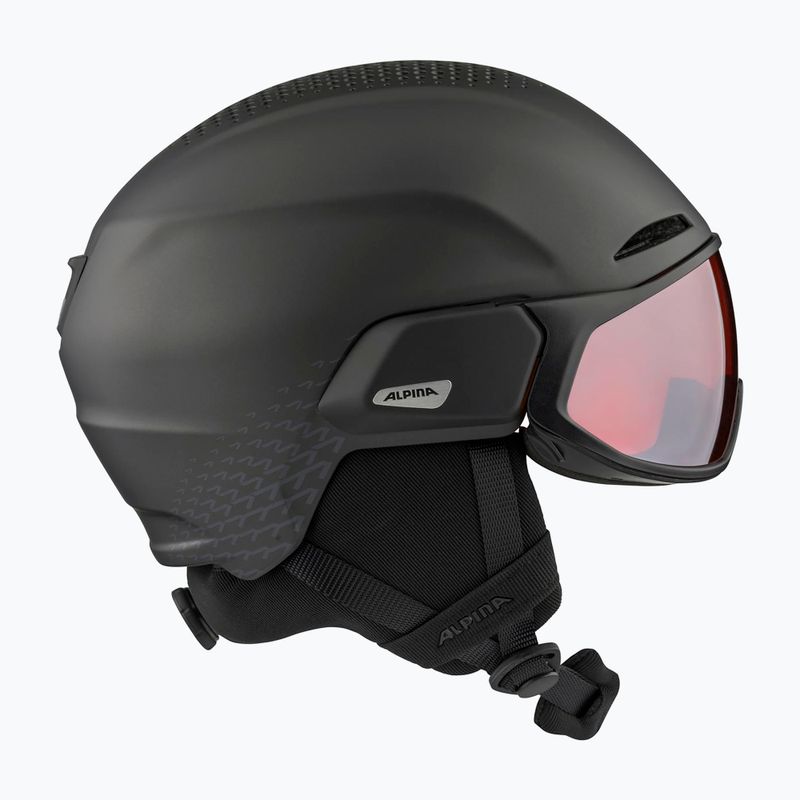 Sí sisak Alpina Oro QV Mips charcoal metallic 2