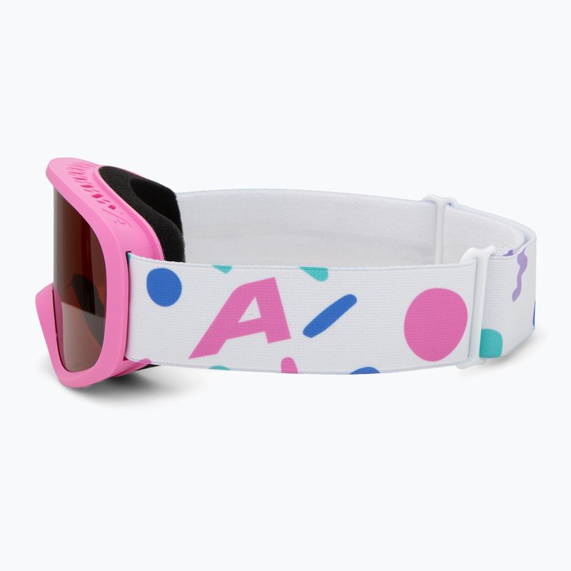 Gyerek síszemüveg Alpina Piney 2.0 pink matte/orange 4
