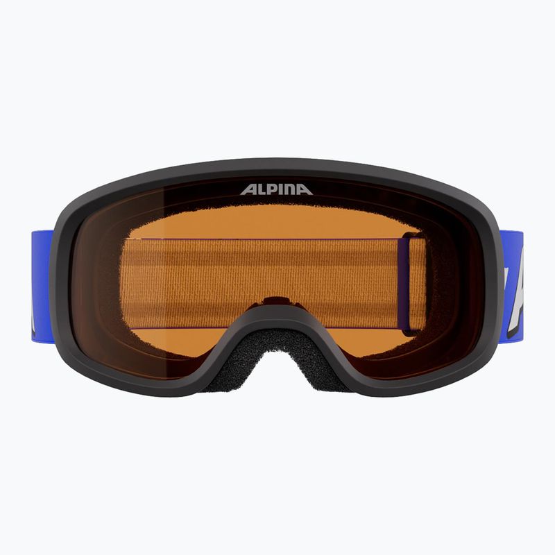 Gyerek síszemüveg Alpina Piney 2.0 blue matt/orange 2