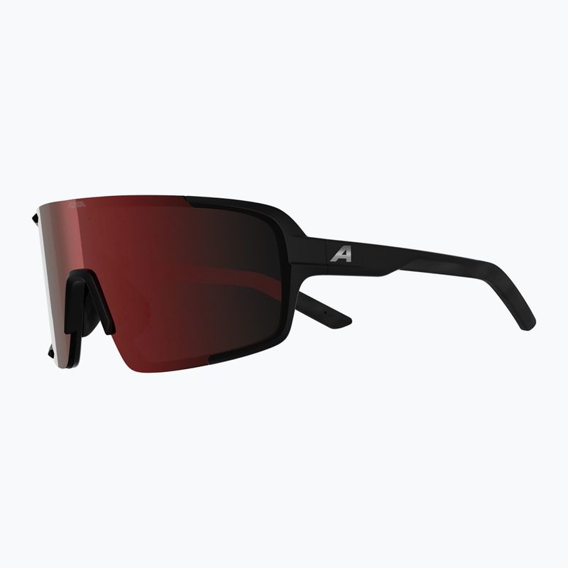 Napszemüveg Alpina Lumin black matte/red mirror 4