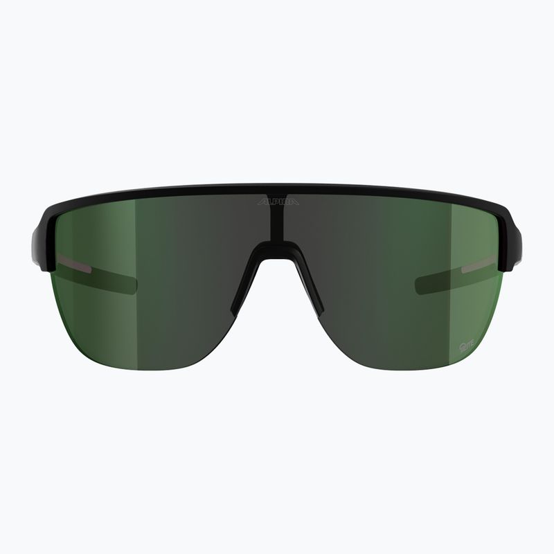 Napszemüveg Alpina Frame 2.0 Q-Lite black/white matte/green mirror 2