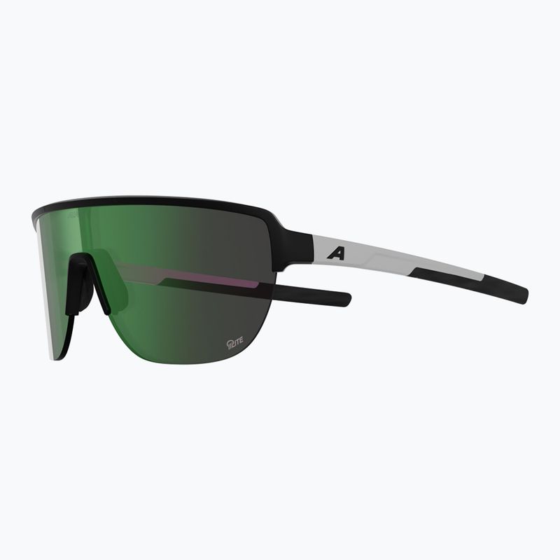 Napszemüveg Alpina Frame 2.0 Q-Lite black/white matte/green mirror 4
