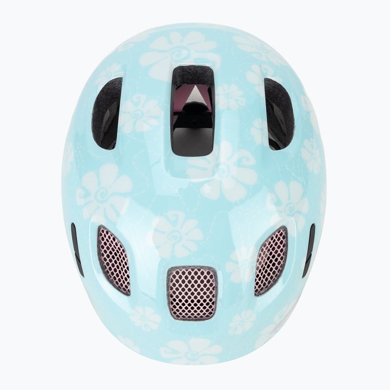 Gyerek kerékpáros sisak Alpina Ximo 2 Jr aqua rose flower gloss 6