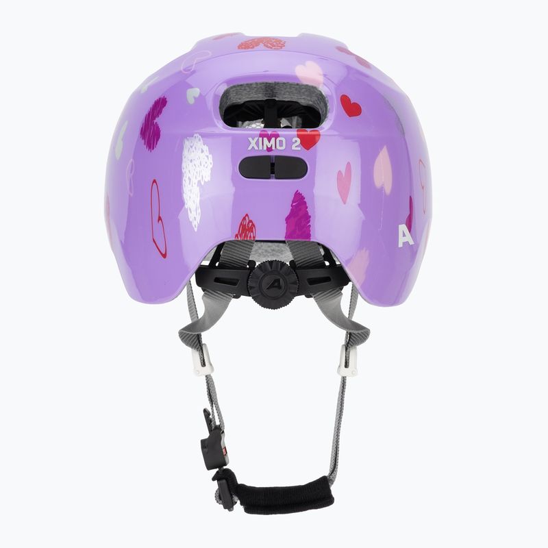 Gyerek kerékpáros sisak Alpina Ximo 2 Jr purple hearts gloss 4