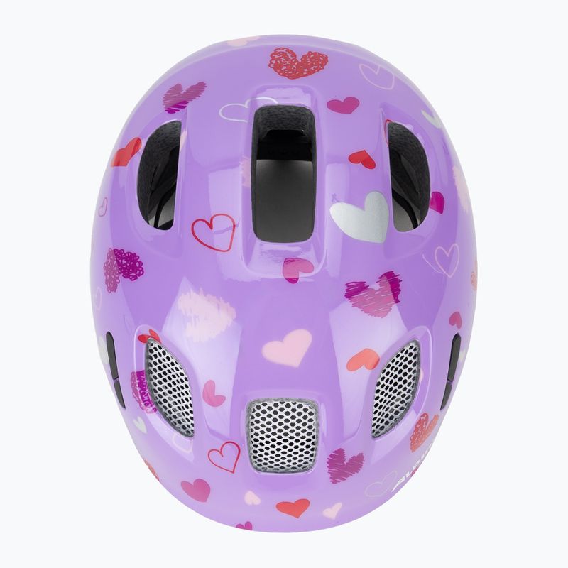 Gyerek kerékpáros sisak Alpina Ximo 2 Jr purple hearts gloss 6