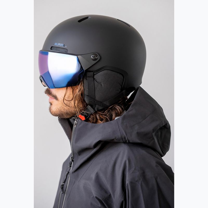 Sísisak Alpina Arber 2 Visor Q-Lite black matte 6
