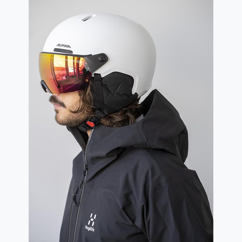 Sísisak Alpina Arber 2 Visor Q-Lite white matt 6