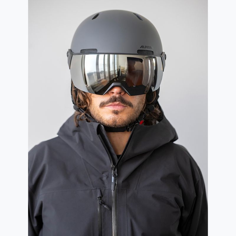 Sísisak Alpina Arber 2 Visor Q-Lite midnight grey 5