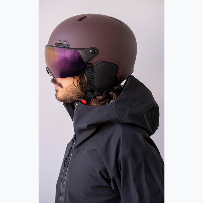 Sísisak Alpina Arber 2 Visor Q-Lite ox brown matt 6