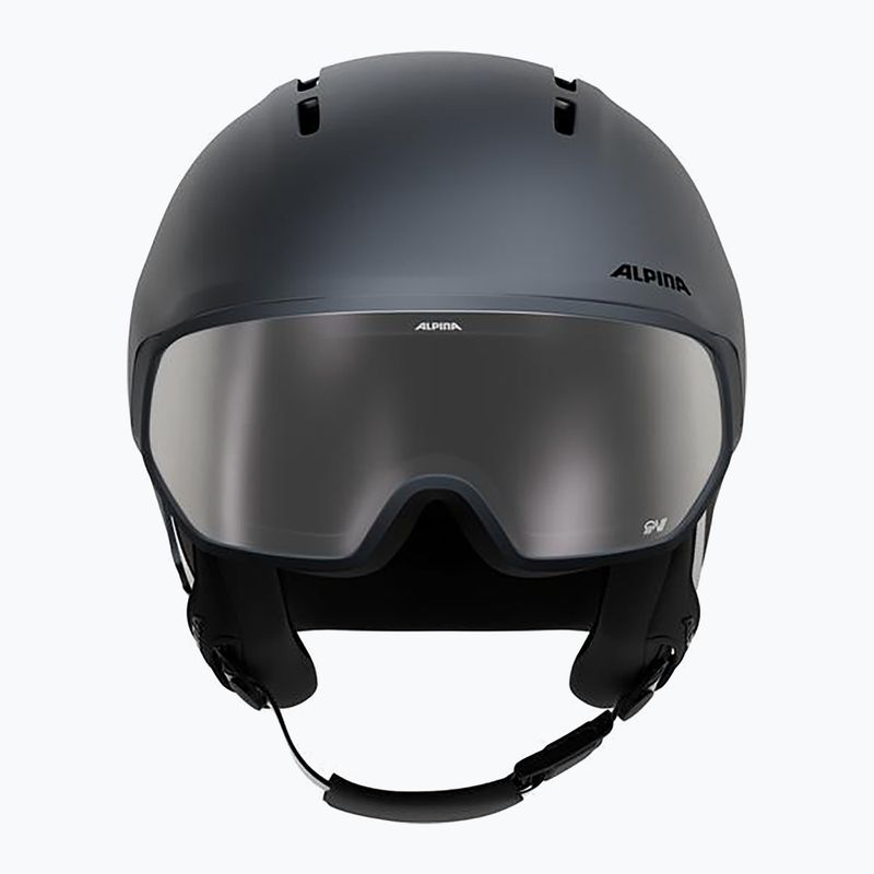 Sísisak Alpina Vizzard QV MIPS midnight grey matt 3
