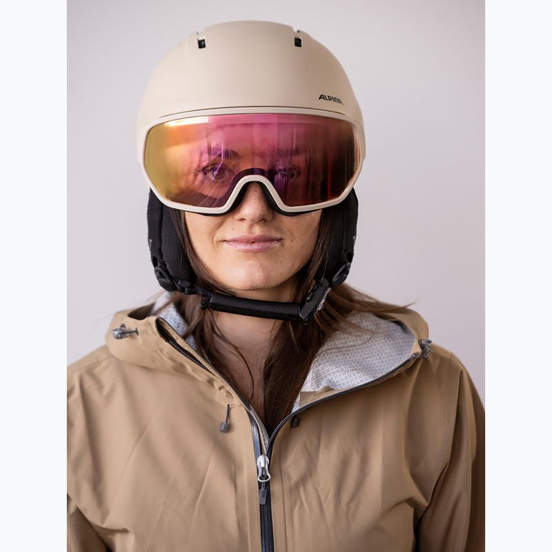 Sísisak Alpina Vizzard QV MIPS sand matt 7