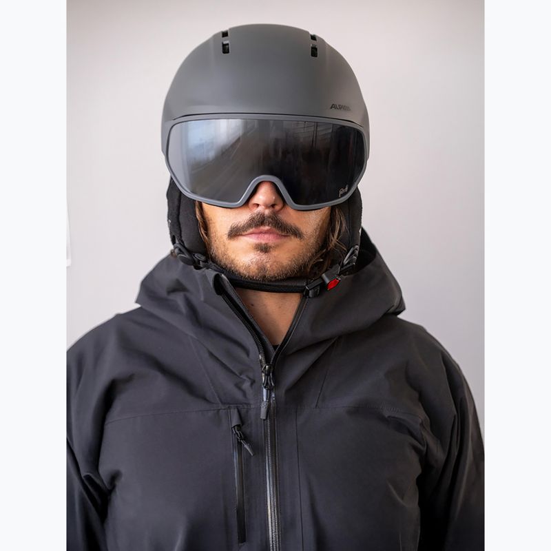 Sísisak Alpina Vizzard Q-Lite midnight grey matt 5