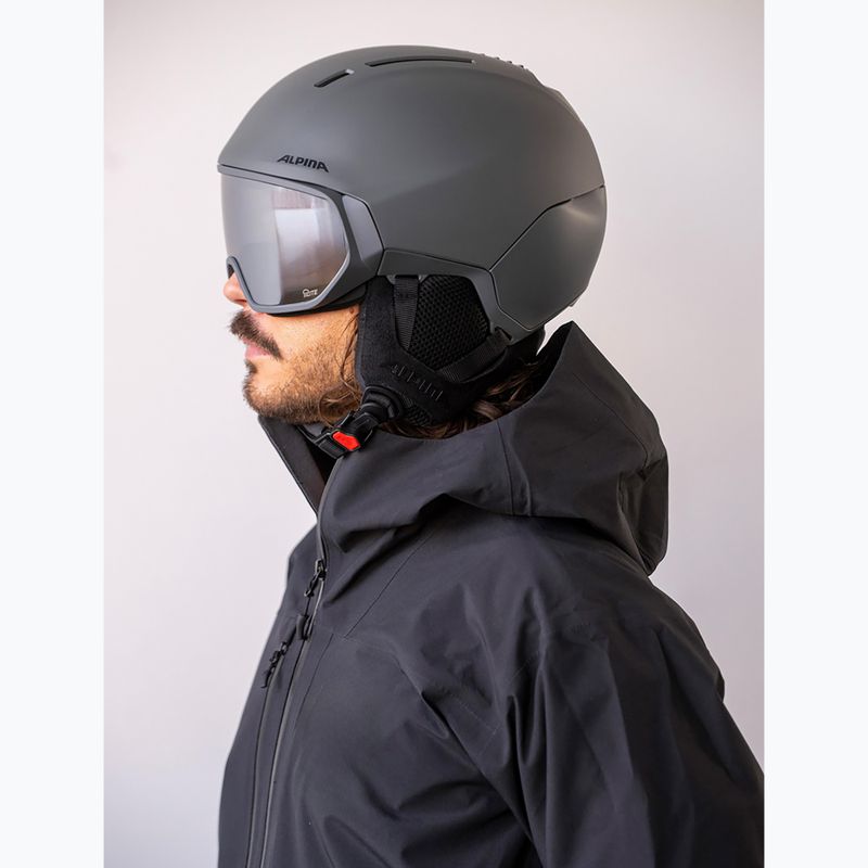 Sísisak Alpina Vizzard Q-Lite midnight grey matt 6