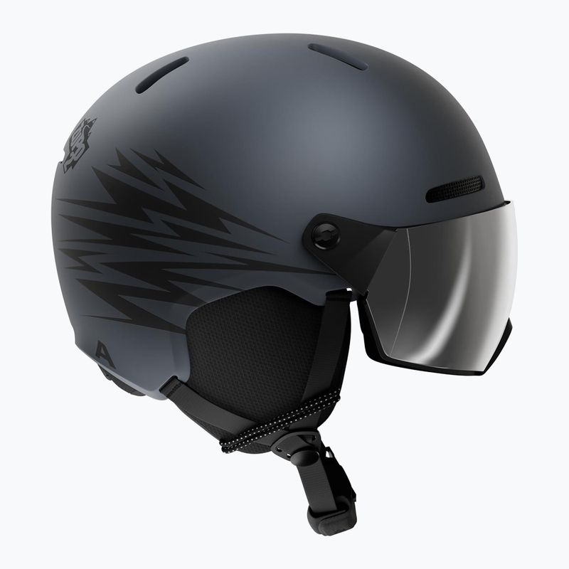 Gyerek sísisak Alpina Zupo 2 Visor Q-Lite midnight grey 2